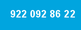922 092 86 22